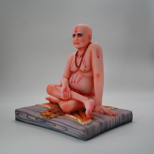 Lord Dattatreya Shri Akkalkot Swami Samarth Maharaj Idol Statue for Car Dashboard and Home Table Decor